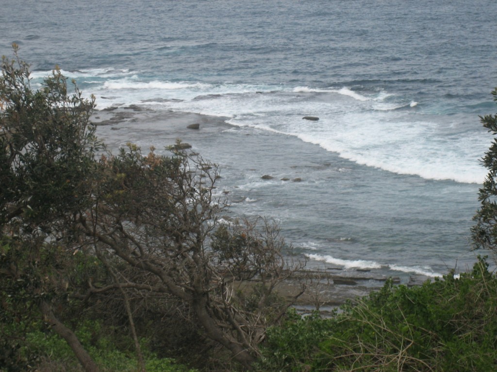 Rippling Waves Near Lighthouse Sydney
