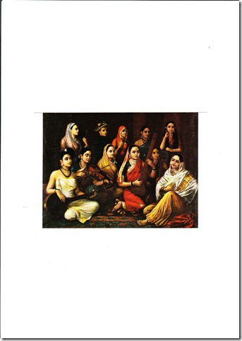 Galaxy of Musicians - Raja Ravi Verma's Painting 